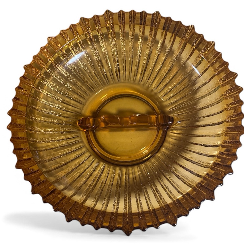 Vintage Amber Ashtray